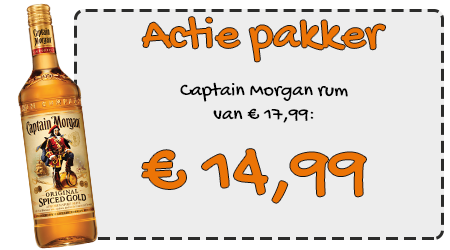 Captain Morgan bij Actieslijter IJsselmuiden